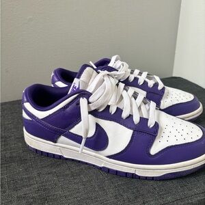 Nike Purple and White Sneakers